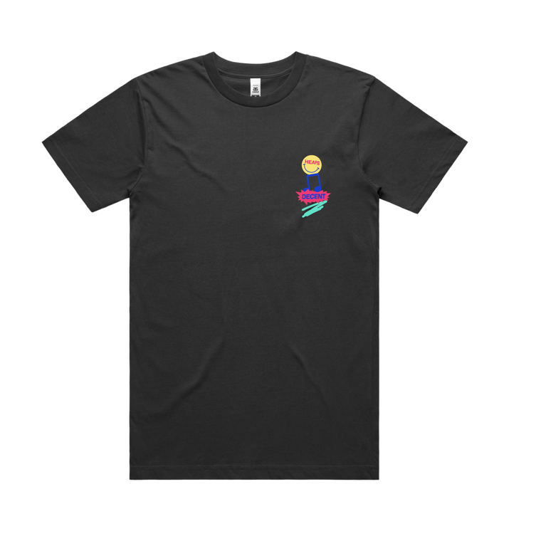 Heaps Decent / Black T-Shirt ***PRE-ORDER***