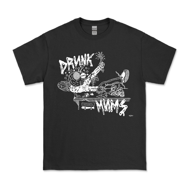 Drunk Mums / Bar Fly Black T-shirt