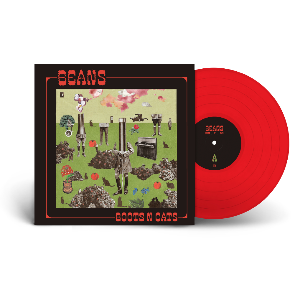 Beans / Boots N Cats LP Clear Red Vinyl