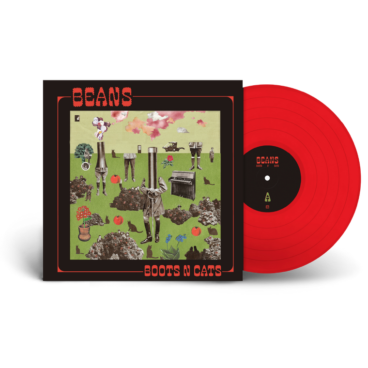 Beans / Boots N Cats LP Clear Red Vinyl