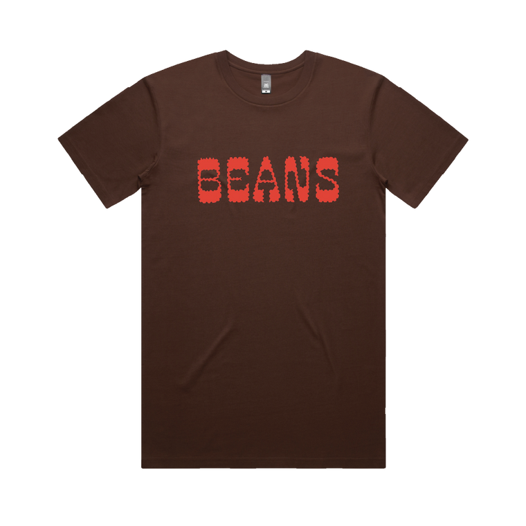 Beans / Logo Brown T-Shirt