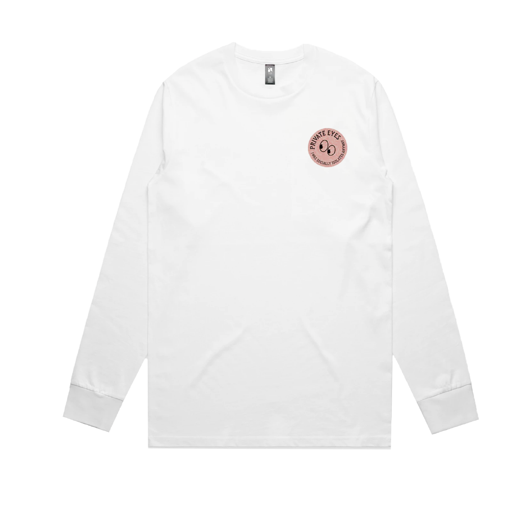 Bedroom Suck Records / Private Eyes Limited Edition 2021 Tour Longsleeve (White)