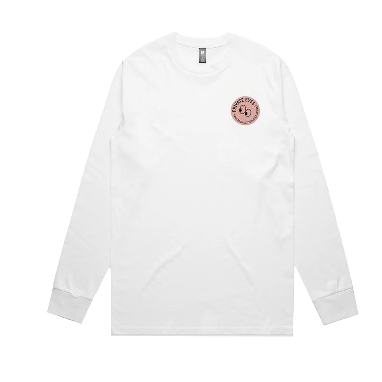 Bedroom Suck Records / Private Eyes Limited Edition 2021 Tour Longsleeve (White)
