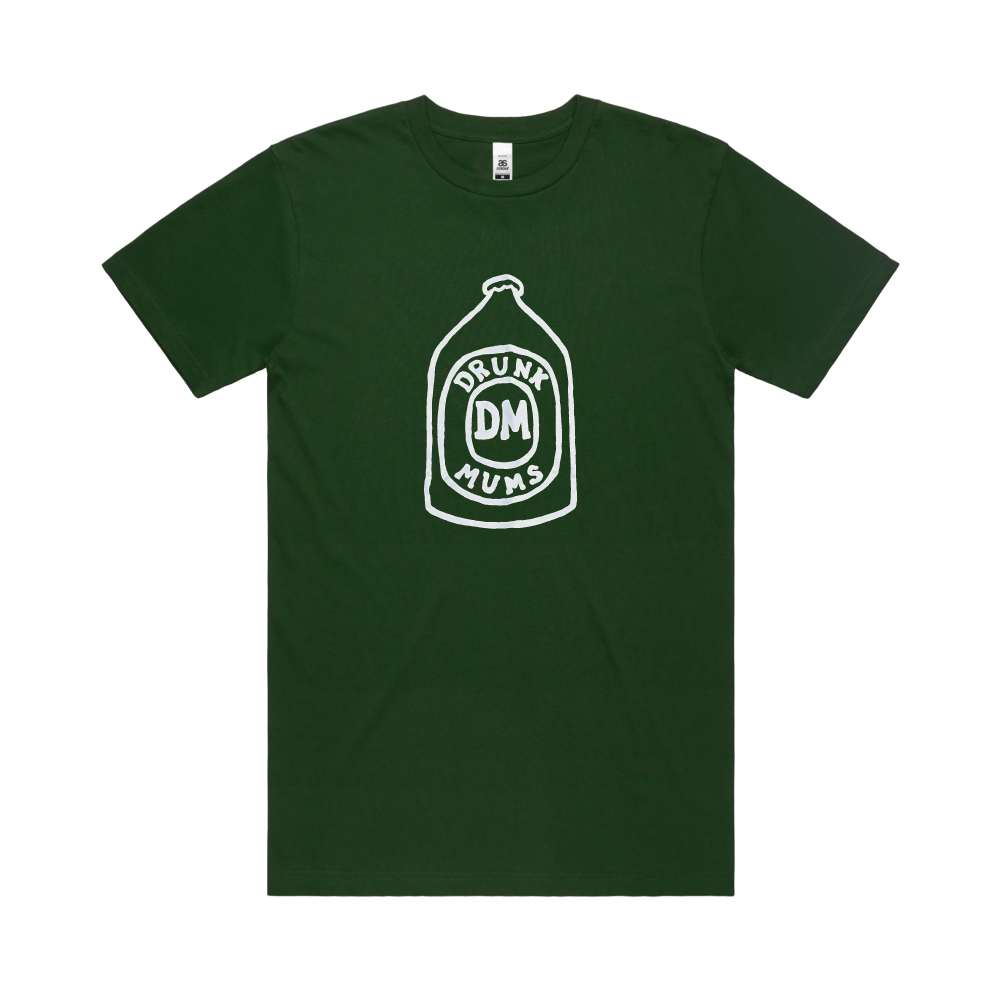 Drunk Mums / Bottle Green T-Shirt