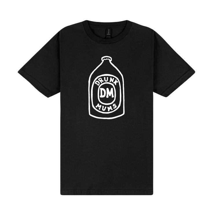 Drunk Mums / Bottle Black T-Shirt