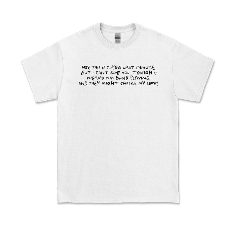The Belair Lip Bombs / Super Last Minute T-Shirt White