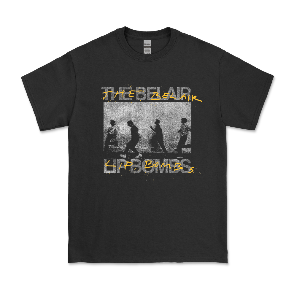 The Belair Lip Bombs / Black T-Shirt