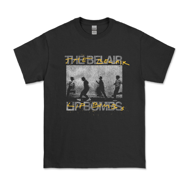 The Belair Lip Bombs / Black T-Shirt