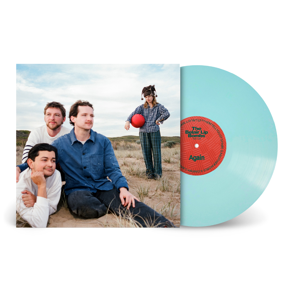 The Belair Lip Bombs / Again LP Limited Baby Blue Vinyl