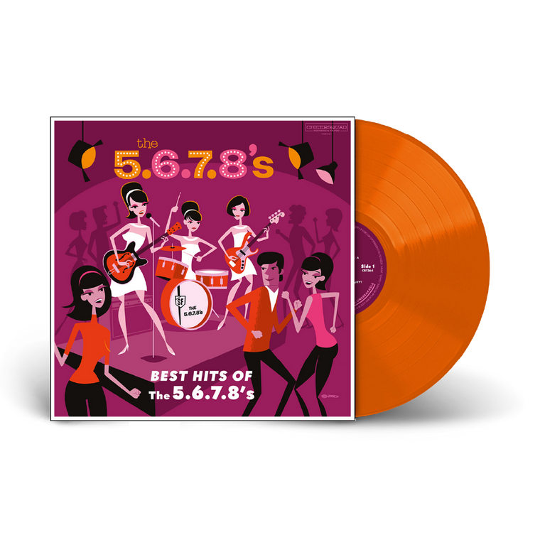 The 5.6.7.8’s / Best Hits of The 5.6.7.8’s Limited Edition Translucent Orange  12” Vinyl