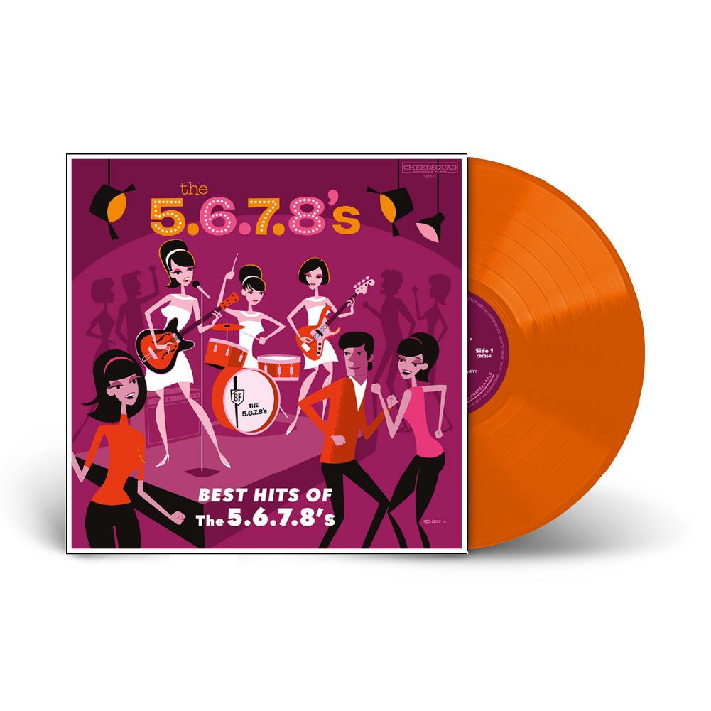 The 5.6.7.8’s / Best Hits of The 5.6.7.8’s Limited Edition Translucent Orange  12” Vinyl