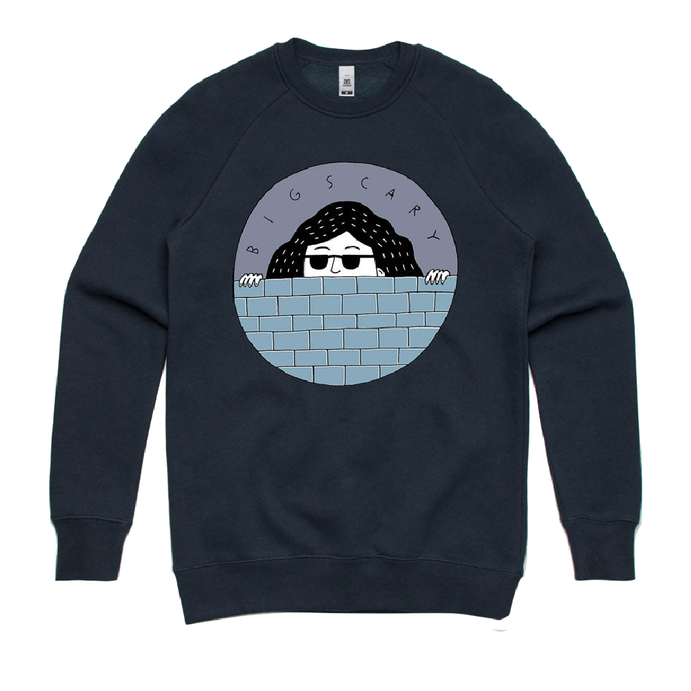Big Scary / Peeping Tom Sweater - Navy
