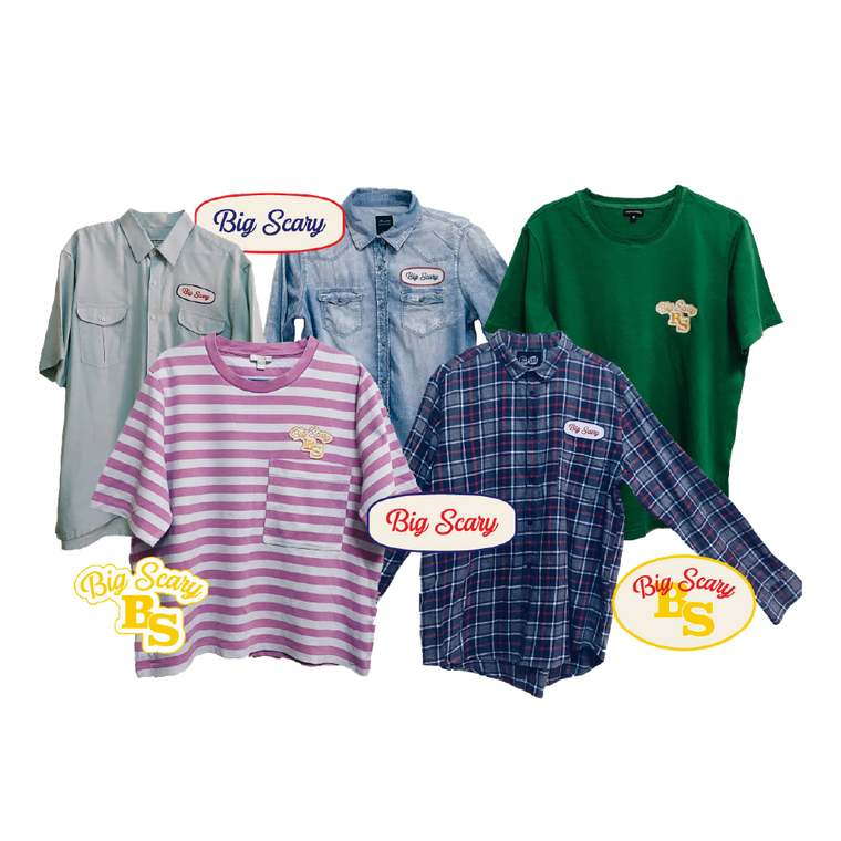 Big Scary / Upcycled Op Shop Top