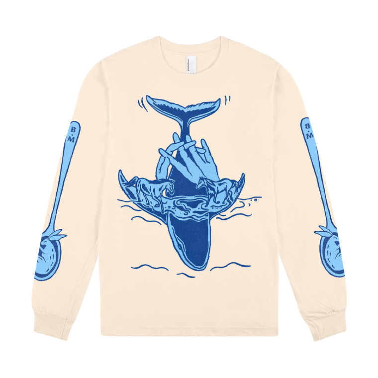 Billie Marten / Whale Longsleeve Cream T-Shirt