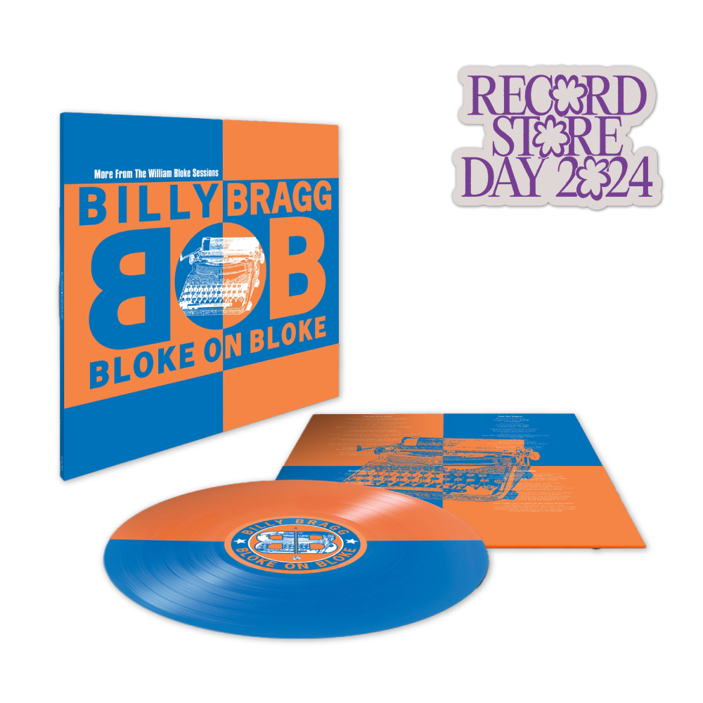 Billy Bragg / Bloke On Bloke LP Orange & Blue Vinyl RSD 2024 sound