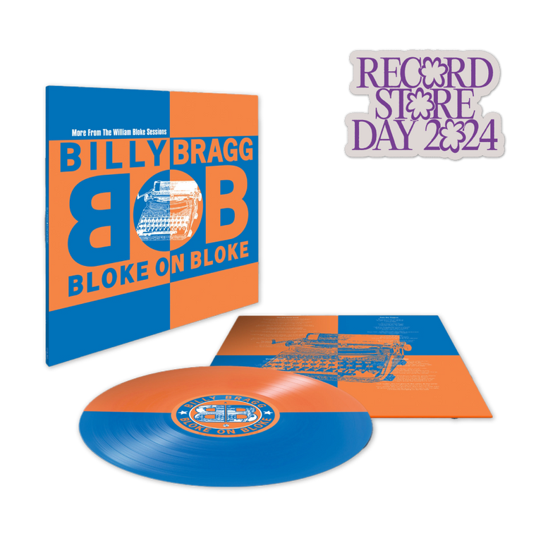 Billy Bragg / Bloke On Bloke LP Orange & Blue Vinyl RSD 2024