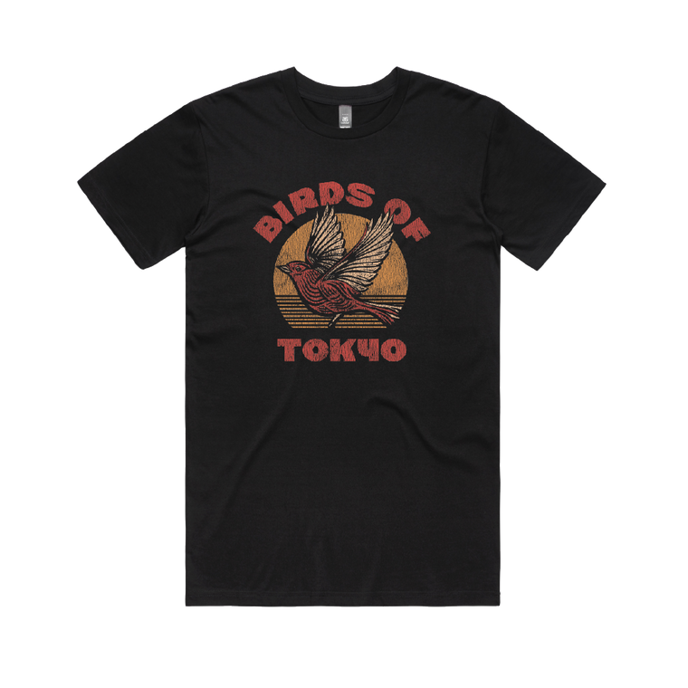 Birds of Tokyo / Retro Bird Black T-Shirt