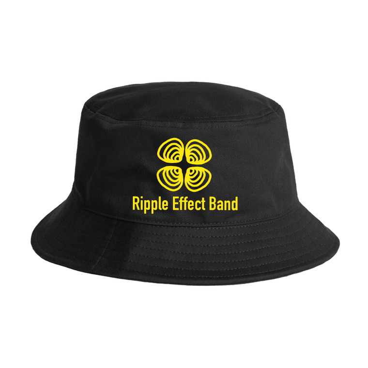 Ripple Effect / Black Bucket Hat