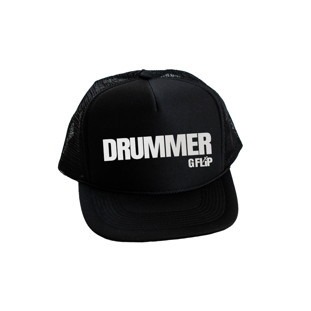 G Flip / DRUMMER Black Trucker Hat