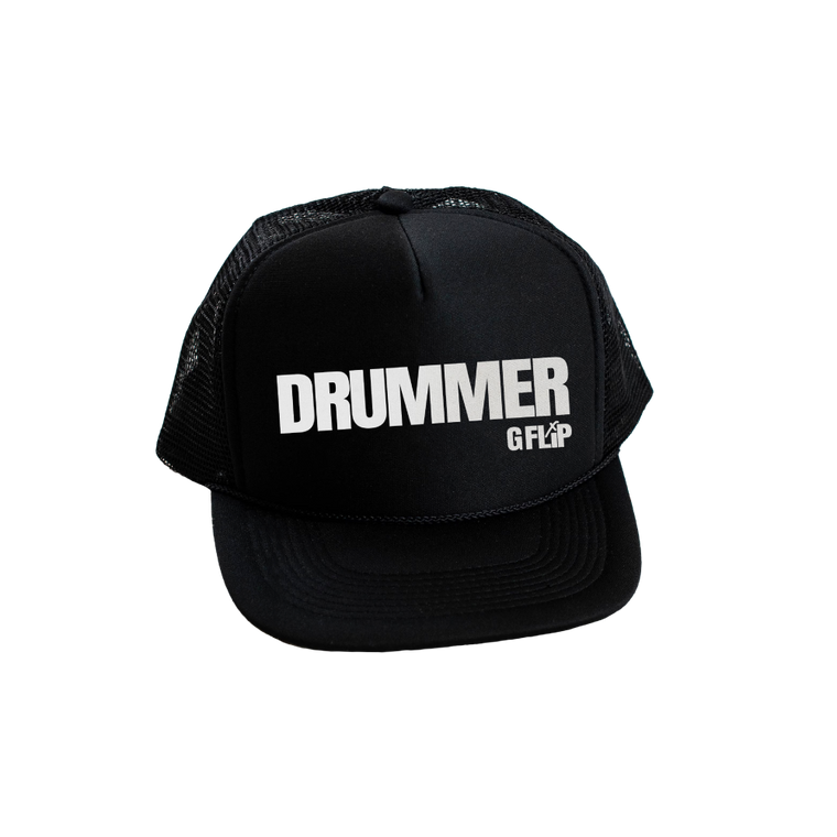 G Flip / DRUMMER Black Trucker Hat