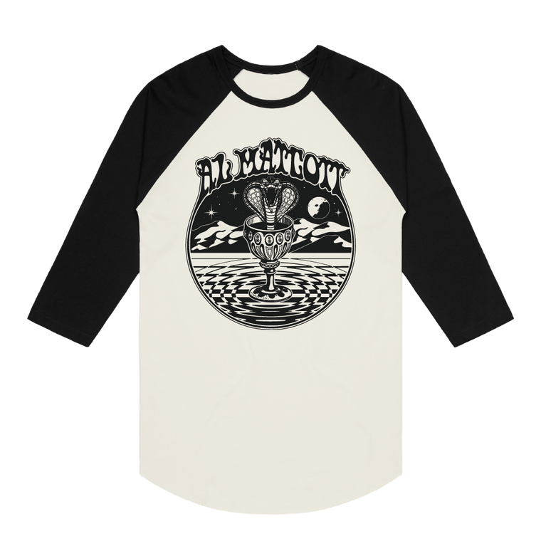 Nightmare / Raglan Black & Ecru Longsleeve