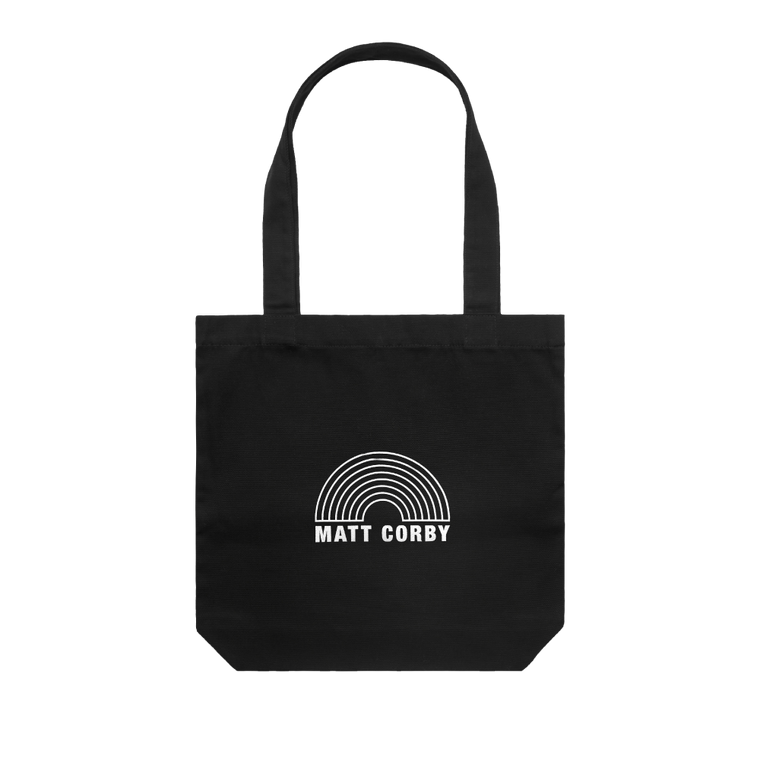 Matt Corby / Rainbow Black Tote