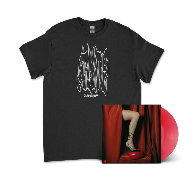 Gut Health / Stiletto LP Vinyl & T-Shirt Bundle