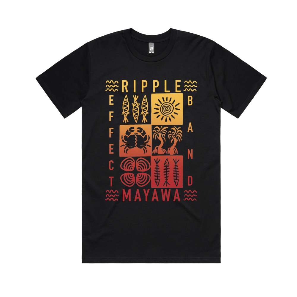 Ripple Effect / Black T-shirt