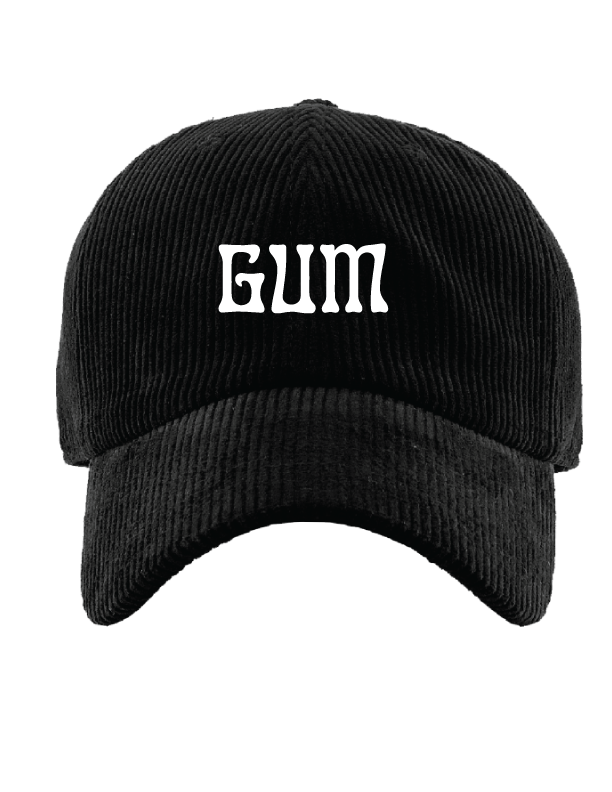 GUM / Saturnia Logo Black Cord Hat