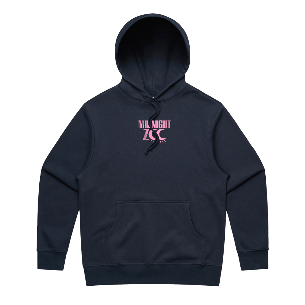 DICE / Midnight Zoo LP Clear Pink Vinyl & Midnight Blue Hoodie