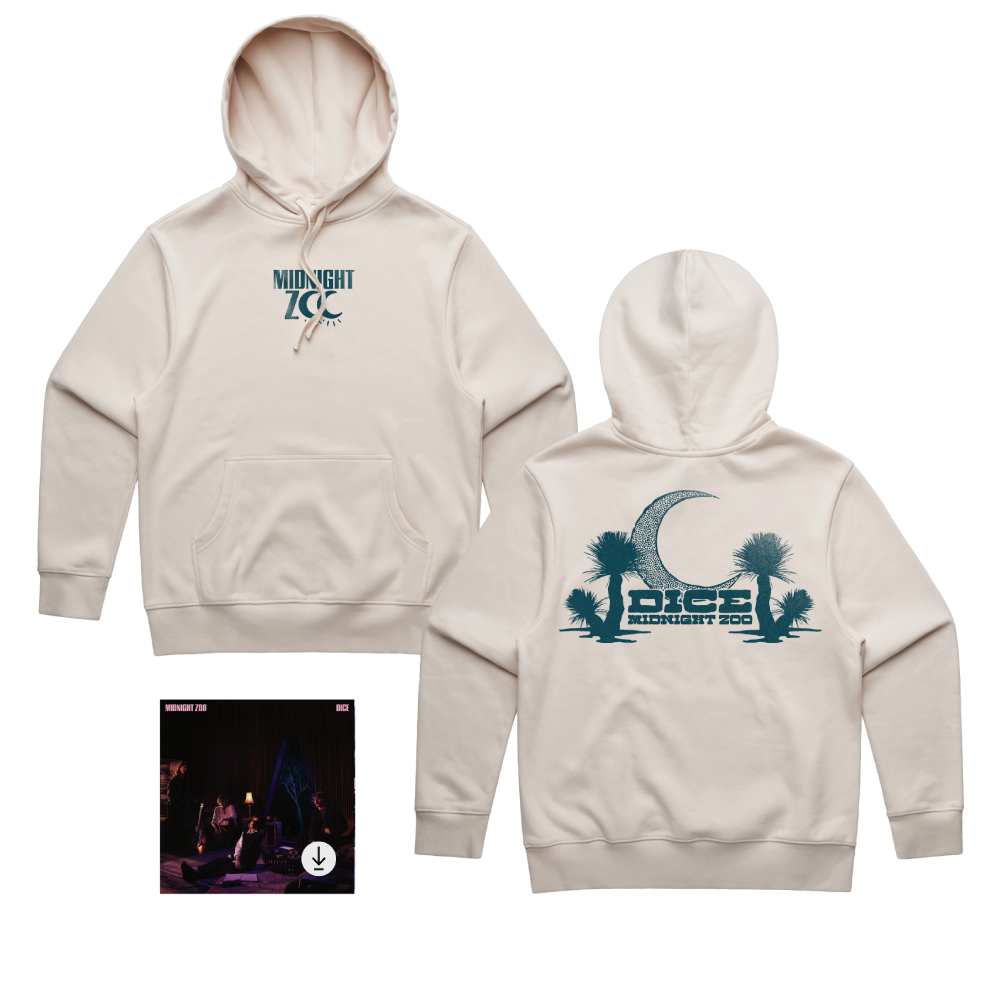 DICE / Grass Tree Bone Hoodie + Midnight Zoo Digital Download