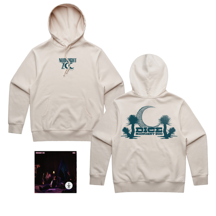 DICE / Grass Tree Bone Hoodie + Midnight Zoo Digital Download