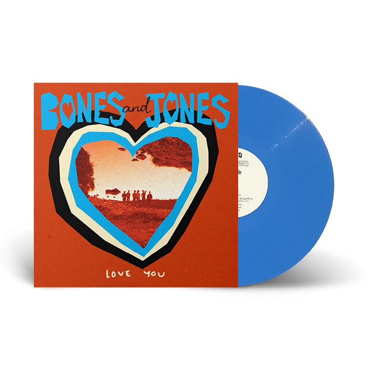 Bones and Jones / Love You LP Blue Vinyl