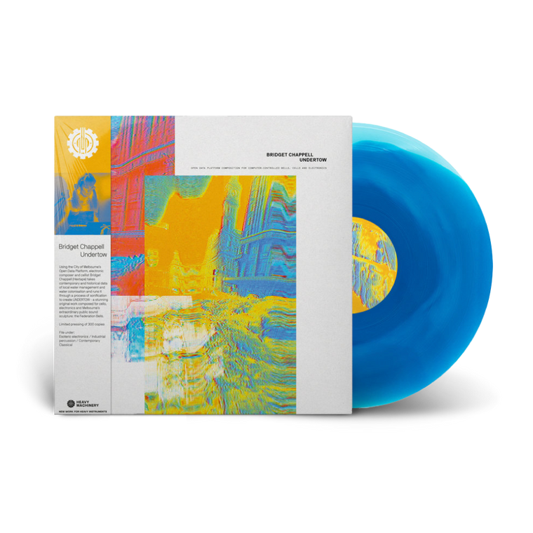 Bridget Chappell / Undertow Limited Edition Heavyweight LP Transparent Light & Dark Blue  Vinyl