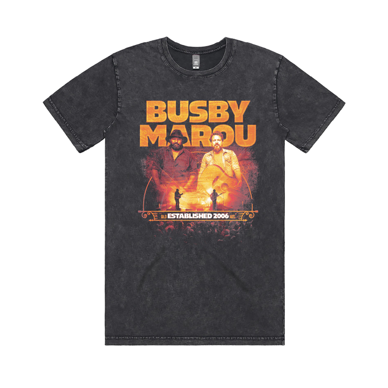 Busby Marou / Black Stone Wash T-Shirt