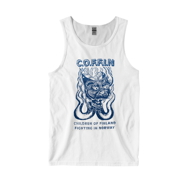 C.O.F.F.I.N / Yummi-Tiger White Singlet