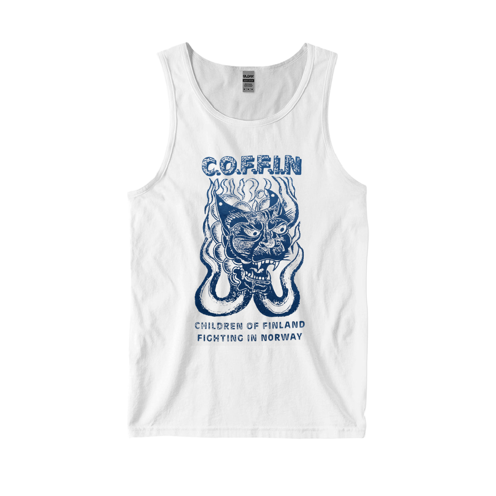 C.O.F.F.I.N / Yummi-Tiger White Singlet