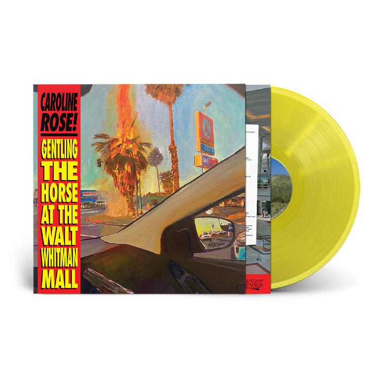 Caroline Rose / Gentling the Horse at the Walt Whitman Mall LP Potato Chip Yellow Vinyl ***PRE-ORDER***