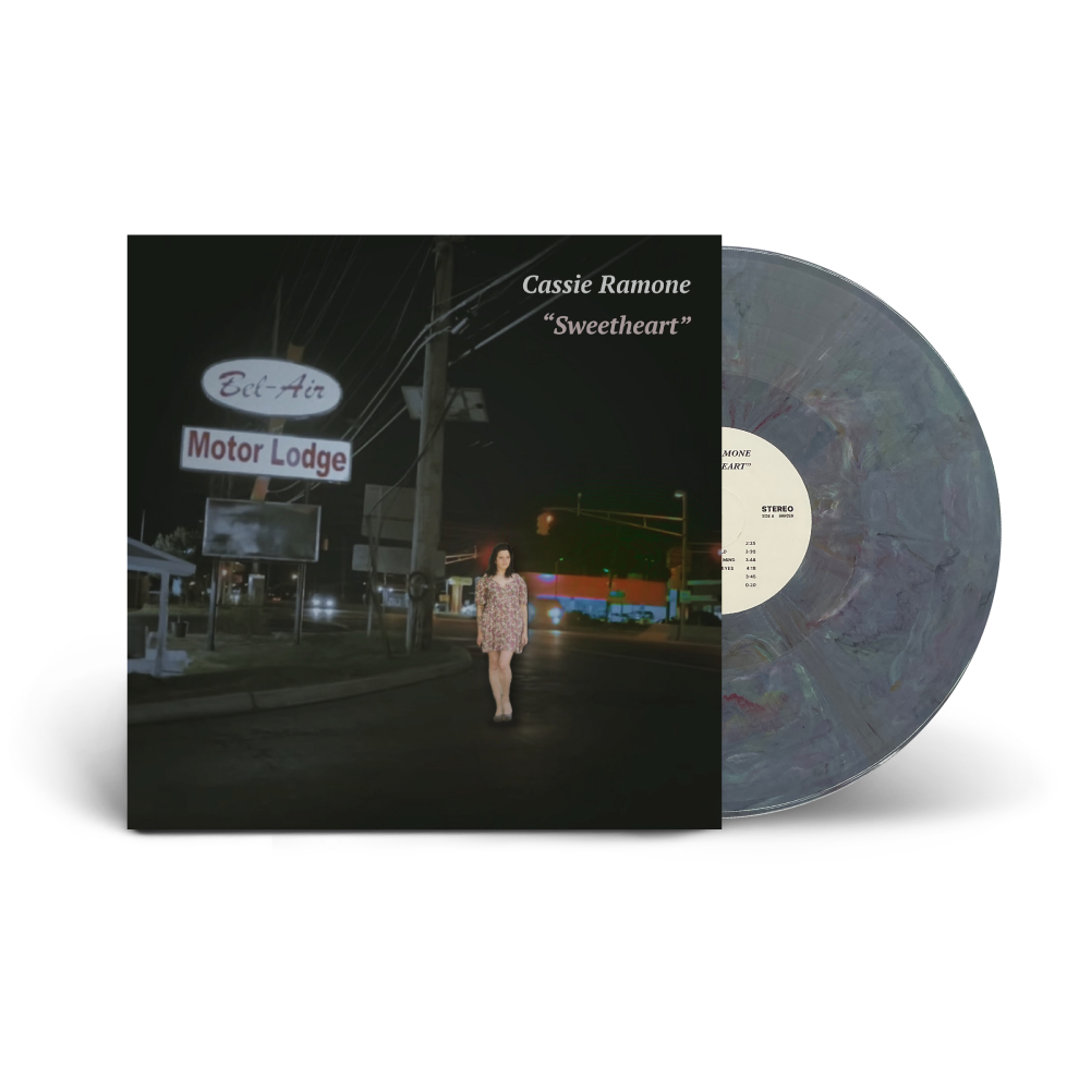 Cassie Ramone / Sweetheart LP Regrind Coke Bottle Green & Silver Vinyl