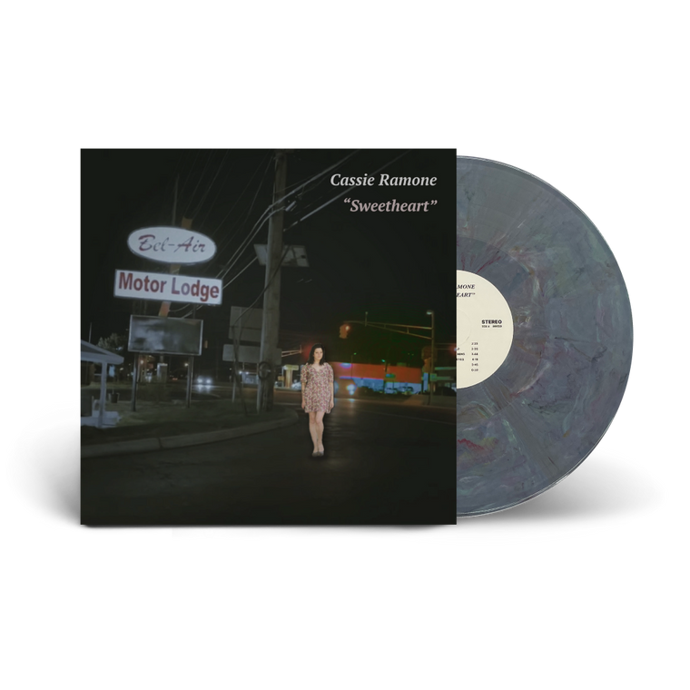 Cassie Ramone / Sweetheart LP Regrind Coke Bottle Green & Silver Vinyl