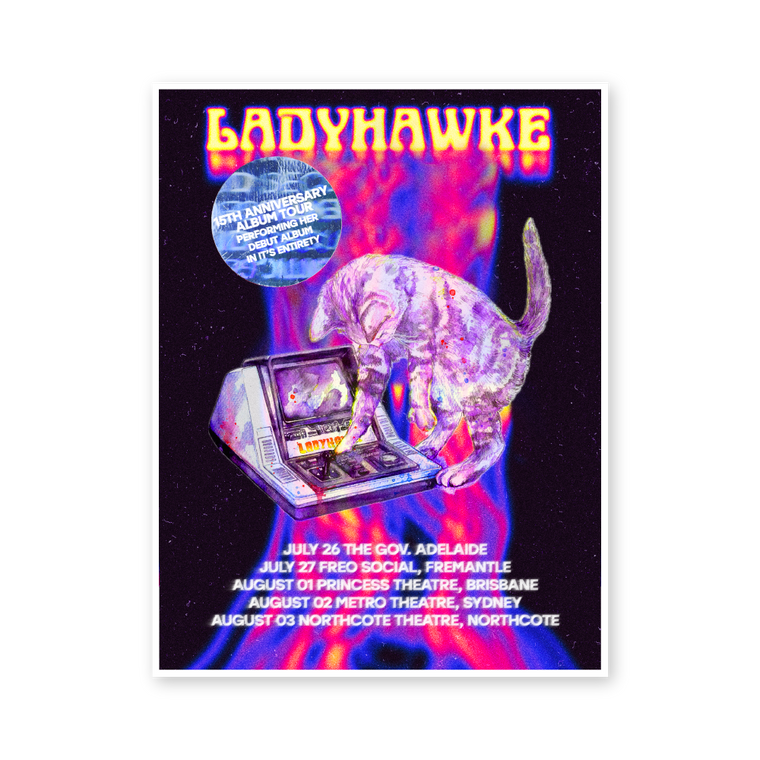 Ladyhawke / Tour Cat Poster