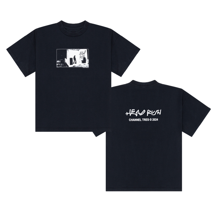 Channel Tres / Headrush Black T-Shirt