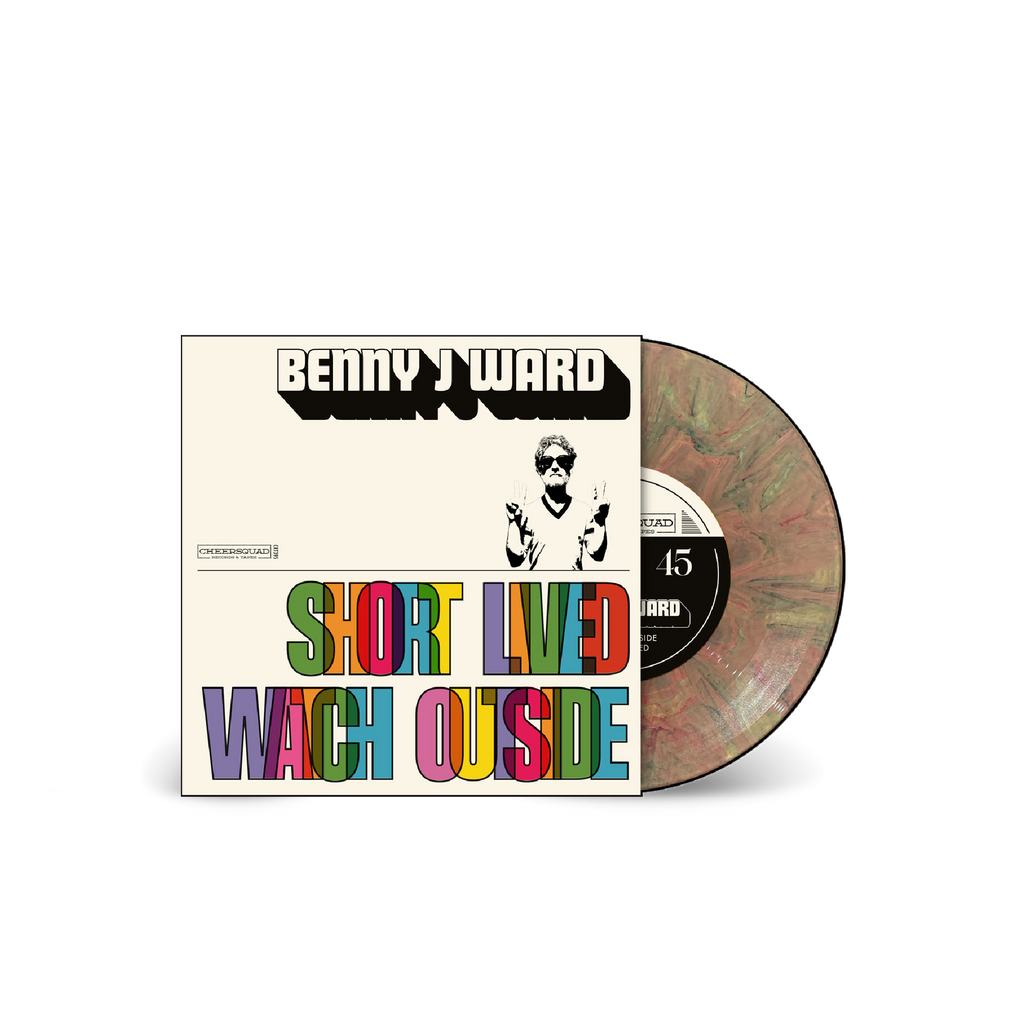 Benny J Ward & Lava Fangs 'Short Lived/Nothing Better' Split Double A-Side 7" Recycled Vinyl ***PREORDER***
