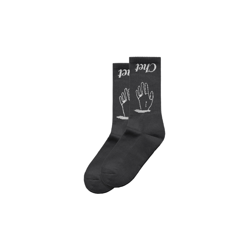Chet Faker / Hand Black Socks