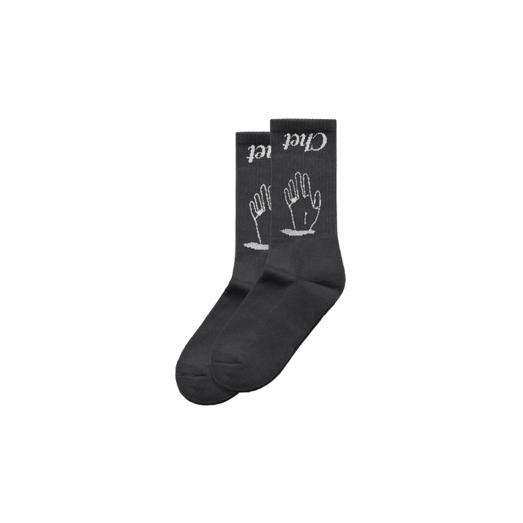 Chet Faker / Hand Black Socks