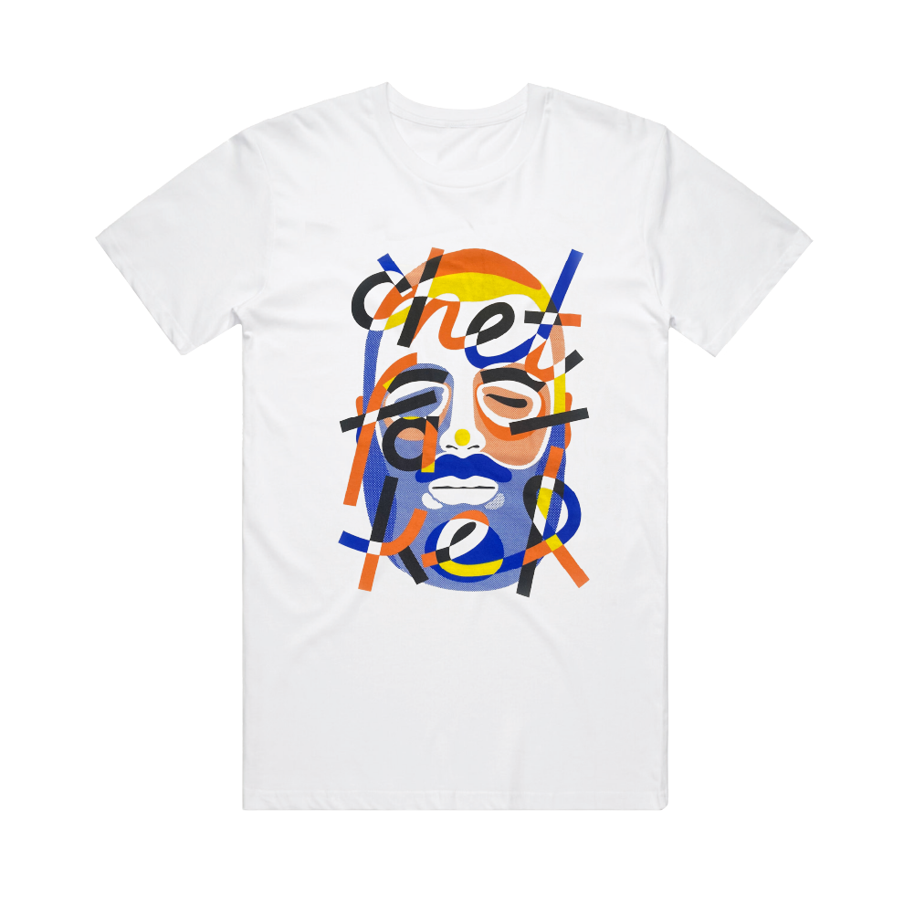 Chet Faker / Colourful Face White Tee