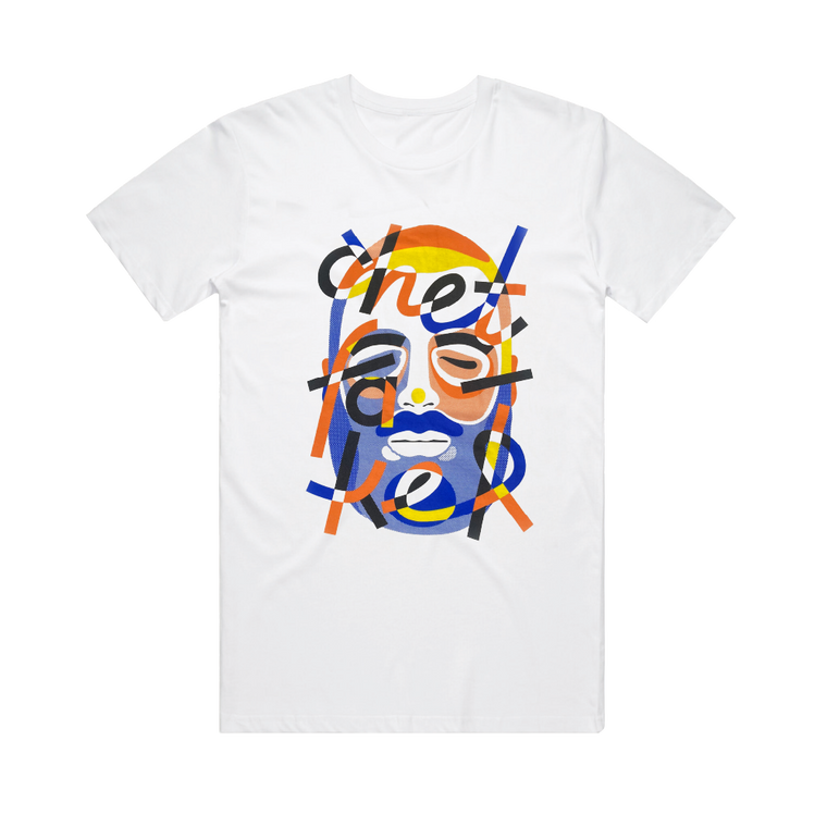 Chet Faker / Colourful Face White Tee