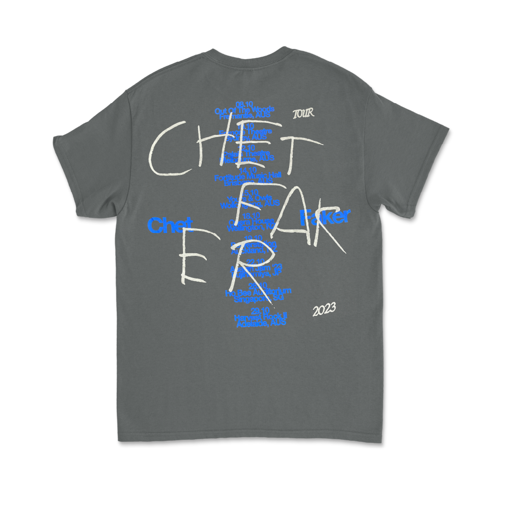 Chet Faker /  2023 Tour Tee Grey