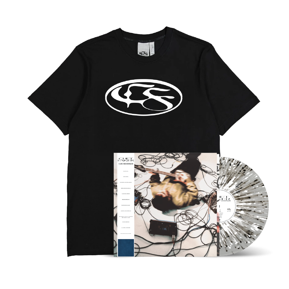 Chet Faker / A Love For Strangers LP Clear with Black + White Splatter Vinyl & T-Shirt ***PRE-ORDER***