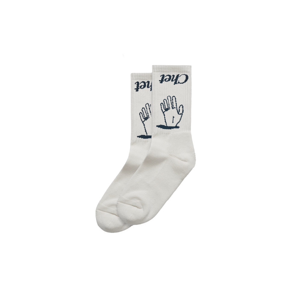 Chet Faker / Hand White Socks